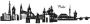 Wall-Art Wandfolie XXL stad skyline Praag 120 cm (1 stuk) - Thumbnail 1