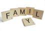 Wall-Art Wandspreuk Scrabble deco letters Family (set 6 stuks) - Thumbnail 1