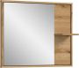 Welltime Spiegel Kayu breedte 84 cm 1 opbergvlak Badspiegel badkamermeubels badkamer bad badkamer spiegel - Thumbnail 1