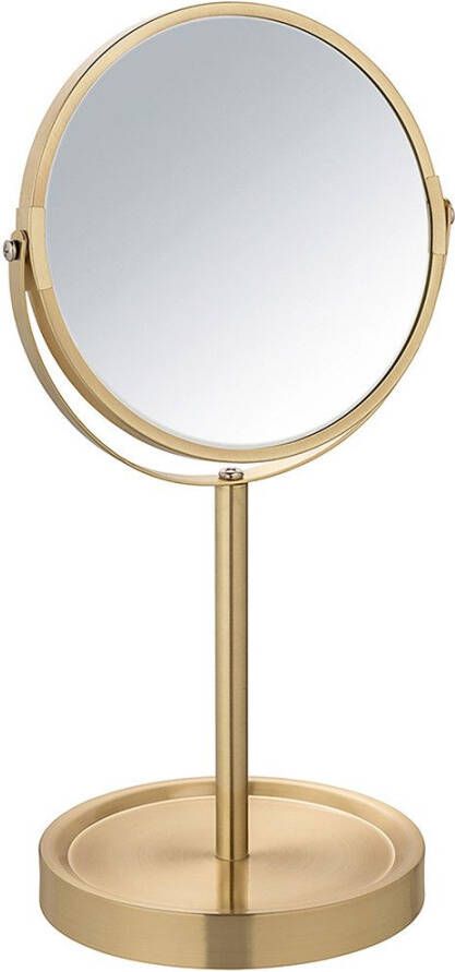 Wenko Verticale spiegel Modell Alata Cosmetic mirror met sieradenhouder 1x en 3x vergroting Ø17