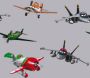 Wirth Sierkussen Planes Delta Disney kussenhoes zonder vulling(2 stuks) - Thumbnail 1