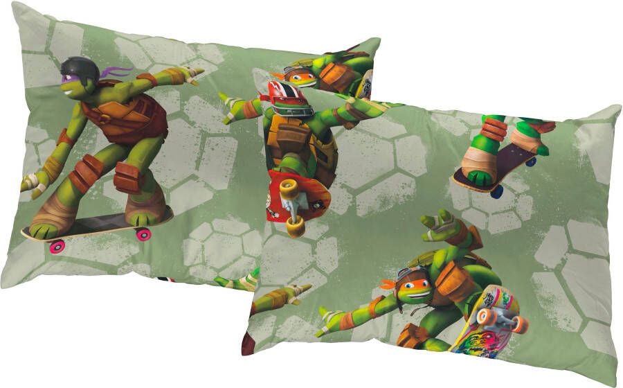 Wirth Sierkussen Turtles Nickelodeon kussenhoes zonder vulling(2 stuks)