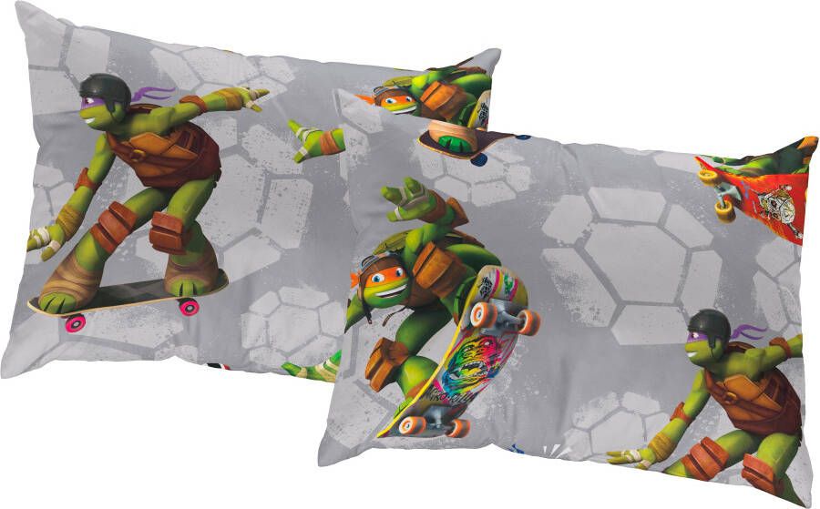 Wirth Sierkussen Turtles Nickelodeon kussenhoes zonder vulling(2 stuks)