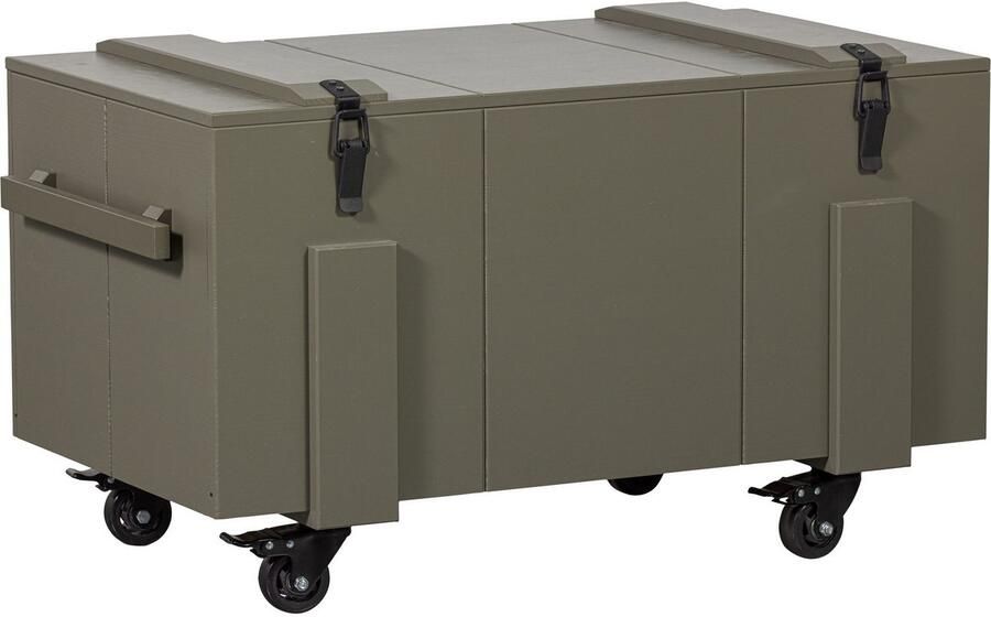 WOOOD Houten kist BOBBY met wielen breedte 100 cm - Foto 2