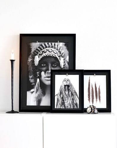 Sizland Dezign Frame Clipz Kunststof Zwart Set van 2 st.