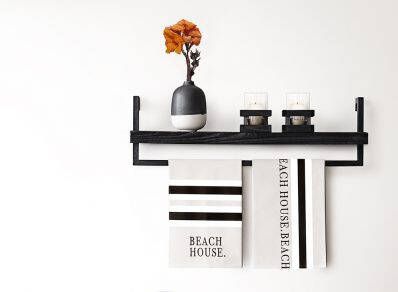 Sizland Dezign Keukendoeken Beach House Katoen Beige & Zwart