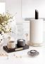 Sizland Dezign Keukenrolhouder Cucina Marmer Zwart met label - Thumbnail 1