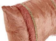 Sizland Dezign Sierkussen katoen & viscose sierkussen Salorino sierkussen oranje roze 30x50