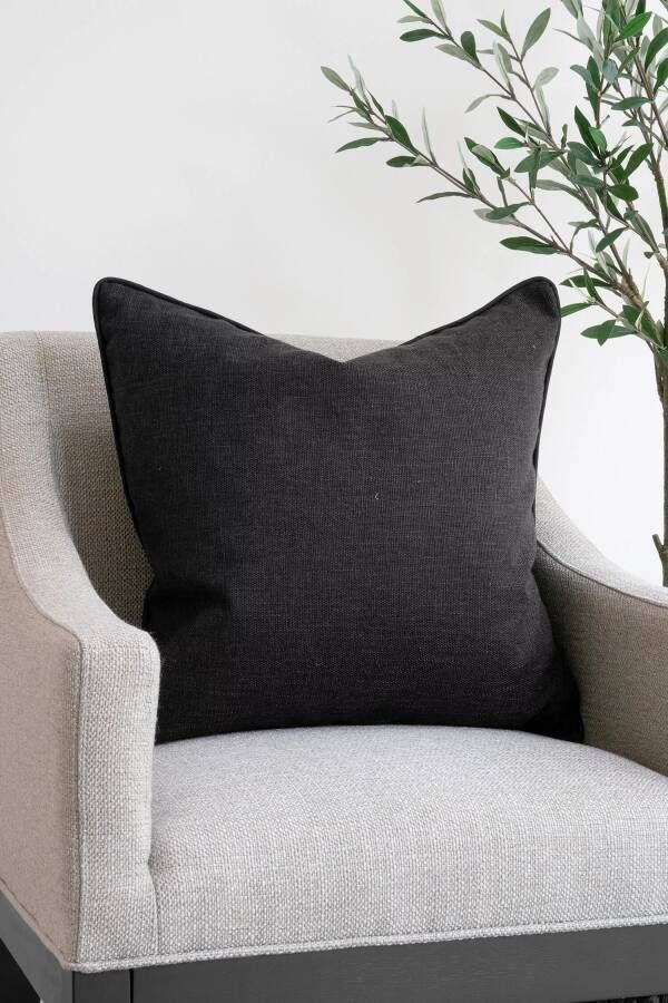 Sizland Dezign Sierkussen polyester sierkussen Ranch Canyon sierkussen zwart 50x50