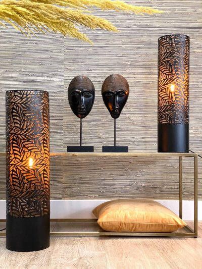 Sizland Dezign Lamp Royan Metaal Bruin & Goud Groot