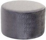 Sizland Dezign Poef San Antolin Polyester & MDF Grijs