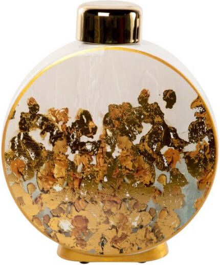 Sizland Dezign Pot Landscape Keramiek Goud Groot