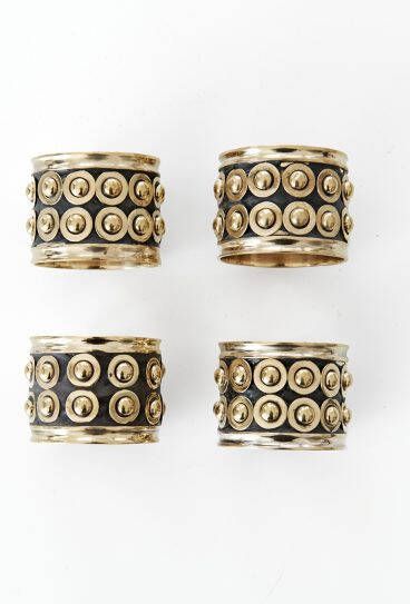 Sizland Dezign Servetringen Empire Metaal Goud