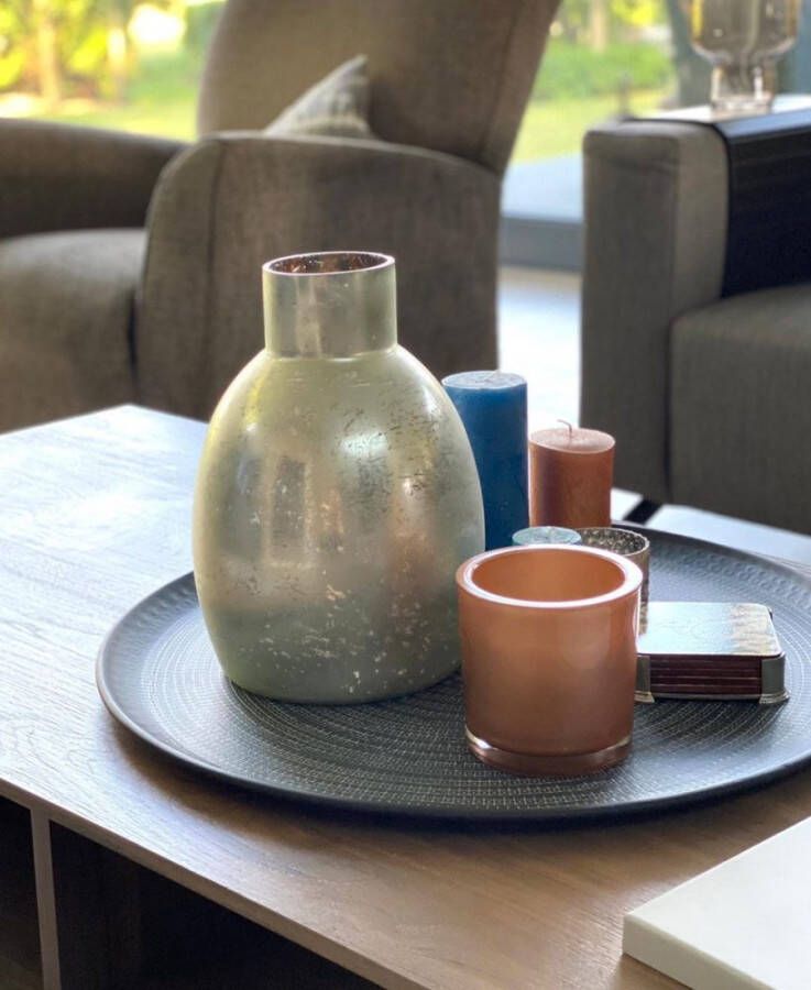 Sizland Dezign Vaas glas vaas Meere vaas goud & beige