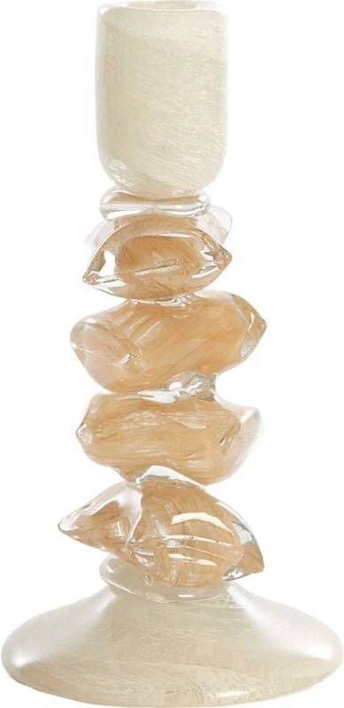Trendhopper Kandelaar Estina Creme+Bruin 23 Cm