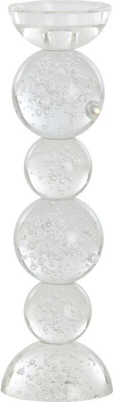 Trendhopper Kandelaar Itinga Glas Bubbel Clear 34 Cm