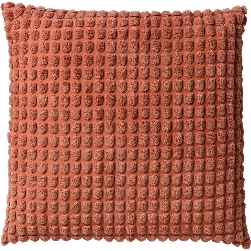 Dutch Decor ROME Kussenhoes 45x45 cm 100% polyester effen kleur Muted Clay roze