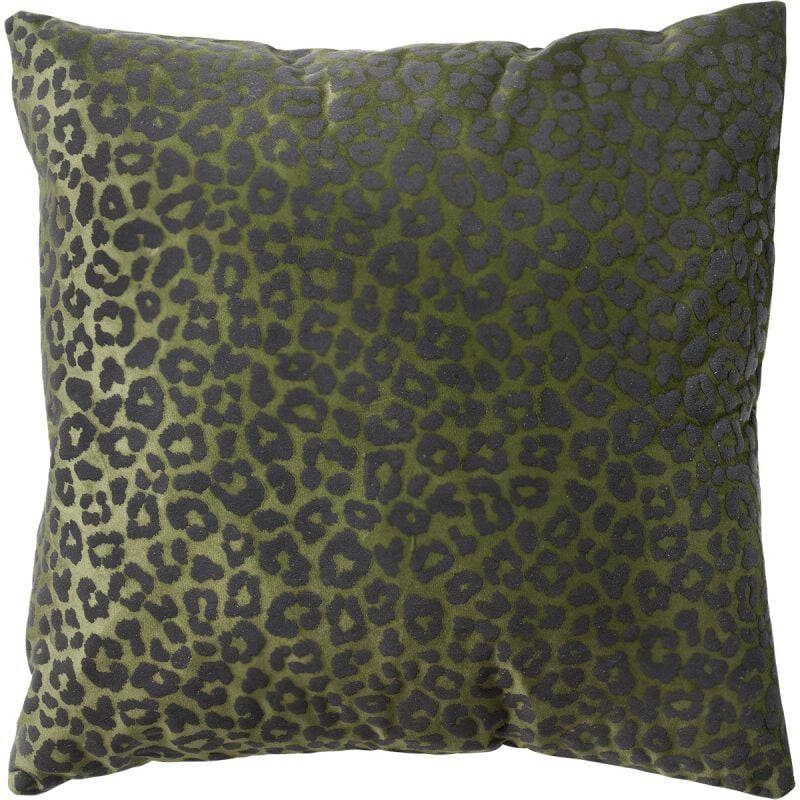 Dutch Decor SURI Kussenhoes met dierenprint 45x45 cm Chive groen
