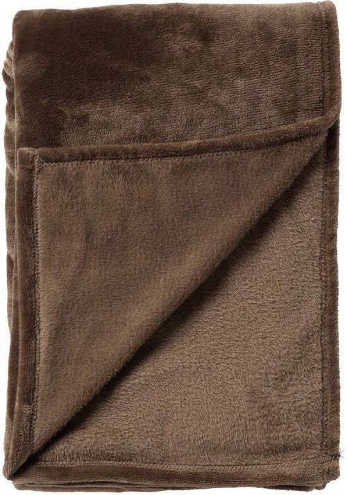 Dutch Decor MARLEY Plaid 150x200 cm Chocolate Martini bruin