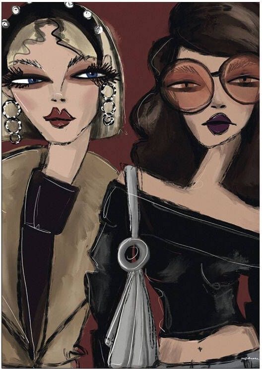 Trendhopper Schilderij BFF 110x145 cm