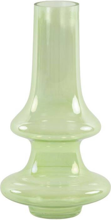 Trendhopper Vaas (D)18 5x35 5 cm NIANA glas olie gras groen
