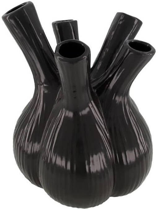 Dijk Natural Collections DKNC Vaas keramiek 26x26x35cm Zwart