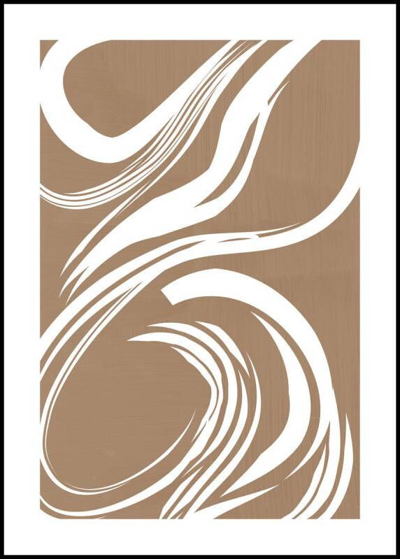 Trendhopper Wanddecoratie Lino Cut 50x70