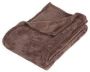 ATMOSPHERA Fleece deken fleeceplaid bruin 125 x 150 cm polyester Bankdeken Fleece deken Fleece plaid Plaids - Thumbnail 2