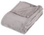 ATMOSPHERA Fleece deken fleeceplaid grijs 125 x 150 cm polyester Bankdeken Fleece deken Fleece plaid Plaids - Thumbnail 2