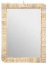 Atmosphera Spiegel wandspiegel rechthoek 60 x 40 cm rotan beige Spiegels - Thumbnail 2