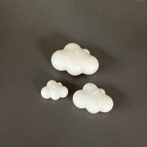 CASA DI ELTURO Set van 3 Deco Kaars Clouds – Handmade