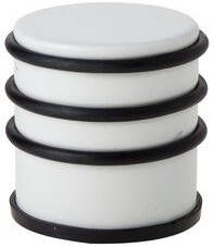 Cosy & Trendy Deurstopper rond metaal rubber 7 cm Deurstop deurvastzetter Deurstoppers