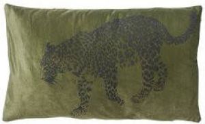 Dutch Decor SULA Kussenhoes met dierenprint 30x50 cm Chive groen
