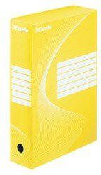 Esselte Archiefdoos Boxycolor 80mm geel | 25 stuks | 25 stuks