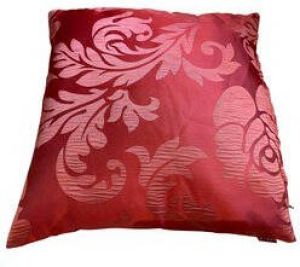 FURNILUX Sierkussens Kussens Set van 2 45 x 45 cm Rood Textiel Polyester