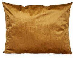 Giftdecor Bank Sier kussens voor binnen velvet goud 60 x 45 x 15 cm Sierkussens