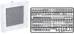 Grundig memobord 150 letters Vilt LED 30x30cm