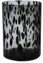 Hakbijl Glass Modieuze bloemen cylinder vaas vazen van glas 30 x 19 cm zwart fantasy Bloemen takken boeketten Vazen - Thumbnail 2