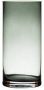 Hakbijl Glass Transparant grijze home-basics Cylinder vaas vazen van glas 25 x 12 cm Bloemen boeketten binnen gebruik Vazen - Thumbnail 2