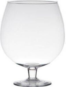 Hakbijl Glass Transparante luxe stijlvolle Brandy vaas vazen van glas 30 cm Bloemen Terrarium vaas voor binnen gebruik Vazen