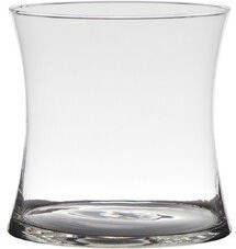 Hakbijl Glass Transparante stijlvolle x-vormige vaas vazen van glas 15 x 15 cm Bloemen boeketten vaas voor binnen gebruik Vazen