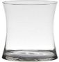 Hakbijl Glass Transparante stijlvolle x-vormige vaas vazen van glas 15 x 15 cm Bloemen boeketten vaas voor binnen gebruik Vazen - Thumbnail 2