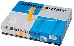 Jalema Bundelmechaniek Clip Stick-up geel zelfklevend