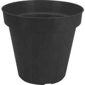 Koopman Bloempot microfix rond 25cm Zwart