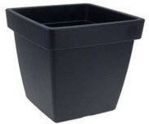 Koopman Bloempot vierkant 39x39x35cm Antraciet
