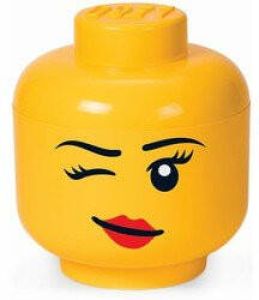 Lego License Opbergbox LEGO head girl winking large