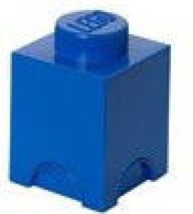 Lego Opbergbox Brick 1 Blauw