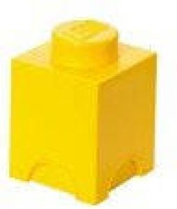 Lego Opbergbox Brick 1 Geel