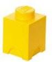 LEGO opbergsteen 1 nop 12 5 x 18 cm polypropeen geel - Thumbnail 2