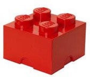 Lego Opbergbox Brick 4 Rood